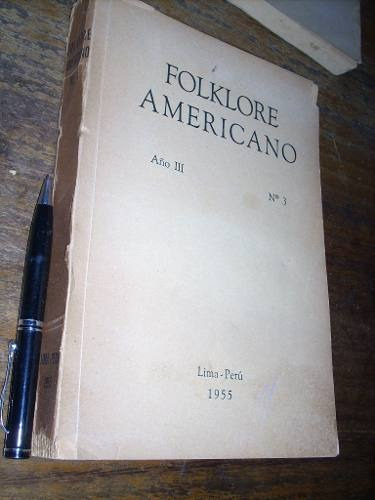 Folklore Americano 3 1955 Ver Indice Buen Estado