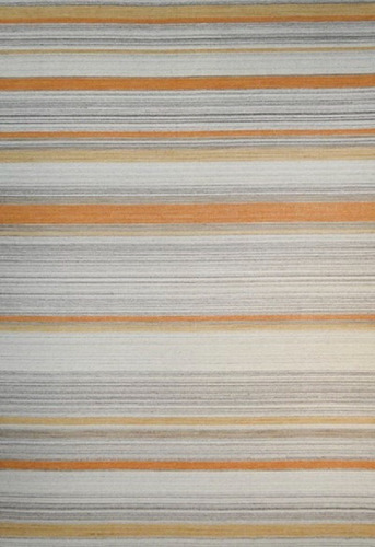 Tapete Decorativo Sala Moderno Killim Pintu 200x290 Cm Diseño de la tela Naranja