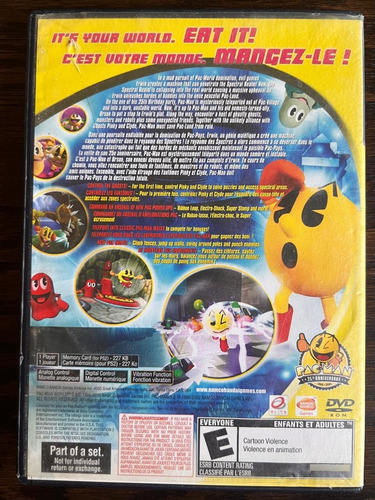 Pac-man World 3 Bandai Namco Ps2 (Usado)