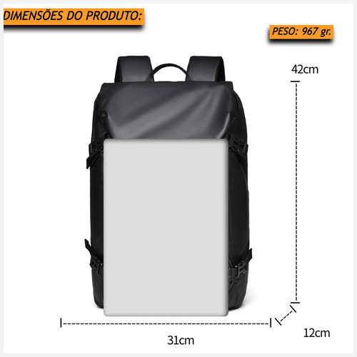 Melhor Mochila Notebook Impermeável 15,6 Para Dell Asus Hp Lenovo Acer Macbook Air M1 M2 M3 Positivo Tecido Resistente Reforçada Bolsa Escolar Universidade Faculdade Viagem Bordo Com Pochete Tokshop