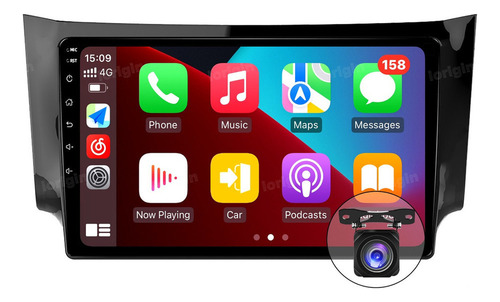 Android 12 Carplay Stereo For Nissan Sentra B17 2013-2019