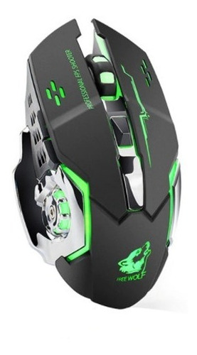 Mouse Gamer Inalambrico 10m 2.4ghz Optico Recargable 2400dpi