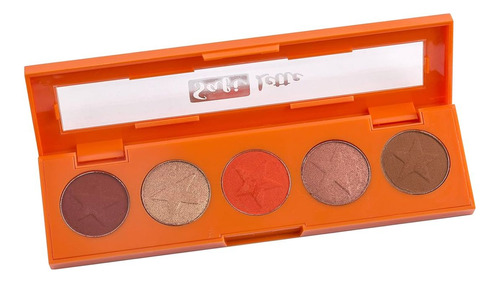 Paleta De Sombras 5 Cores Coleção Safi Lette Laranja C/ Mimo