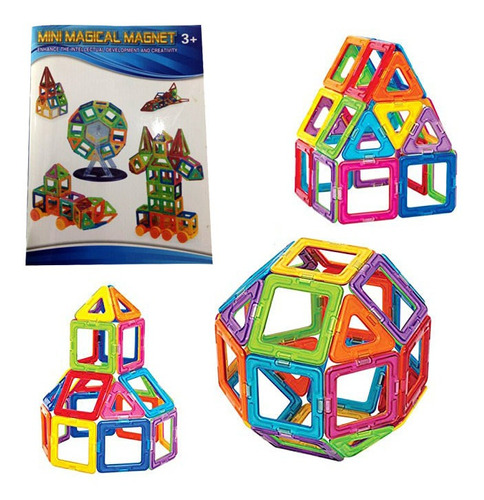 30 Piezas Magnéticas 3d Bloques De Construcción Para Niños