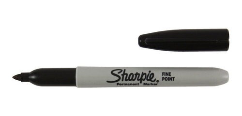 Sharpie Negro Permanente Punta Fina 