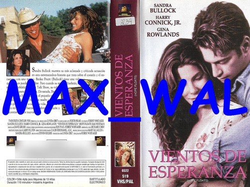 Vientos De Esperanza Vhs Sandra Bullock Michae Paré