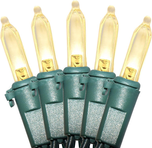Guirnalda De 100 Luces Led Cálidas Para Exteriores E Interio