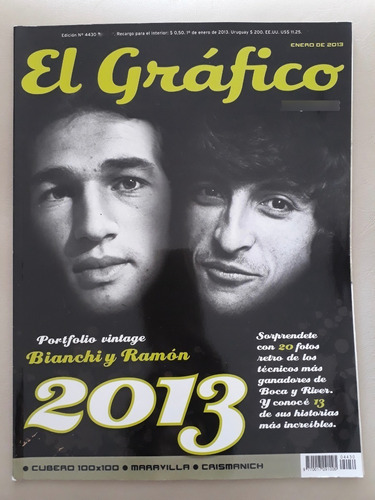 Revista El Grafico Bianchi Y Ramon 2013 Ene 2013 Ed 4430