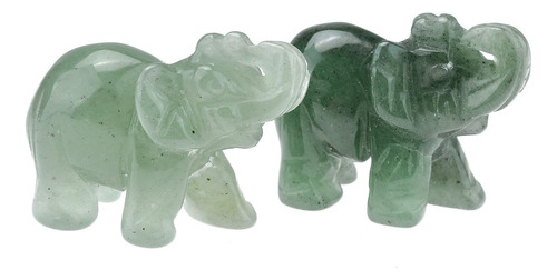 Piezas De Piedras Preciosas Curativas Talladas De Elefante