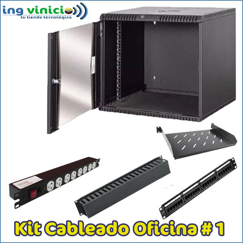Gabinete Bandeja Organizador Multitoma Patch Panel Oficina#1
