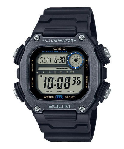 Reloj Casio Hombre Dw-291hx Malla Extra Larga Megatime 
