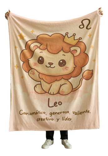 Cobija Frazada Manta Suave Yo Soy La Loca De Los Perros Signo Zodiacal Leo Frazada Ligera 110x160cm