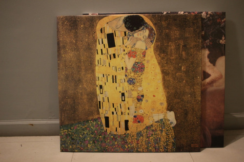 Cuadros Gustav Klimt El Beso Lienzo Algodon 50x60