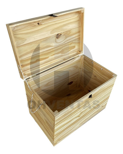 Imagen 2 de 4 de Baul Pino 80cm ¡¡ Oferta !! Mejor Precio Pino Macizo Candado