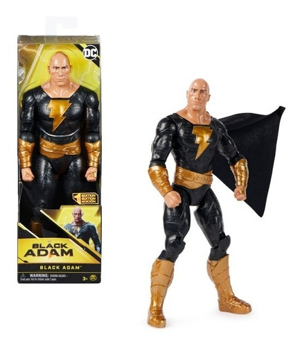 Black Adam Muñeco 30cm Dc Comics Pelicula Figura Original Ed