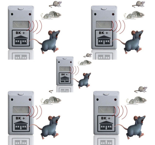 X5 Repelente Ratones Repelente Ultrasonido Ratas Y Insecto