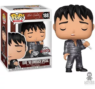 Funko Pop Elvis 68 Comeback Special 188 - Pop! Rocks Diamond