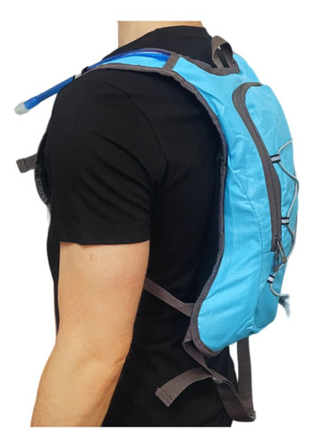 Mochila Hidratacion Ciclismo Running Bolsa De Agua 2 L Color Rosa