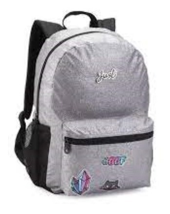 Imagem 1 de 1 de Mochila Juvenil Just Escolar Universitário Glittler Stickers