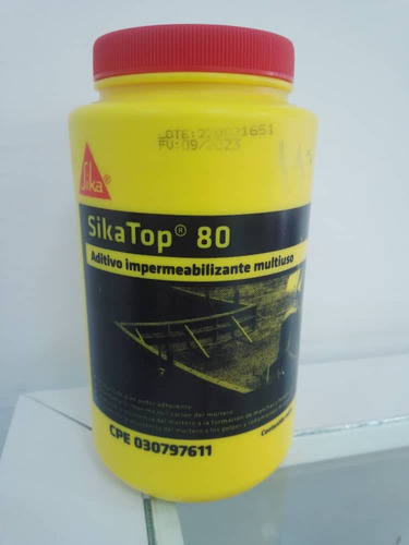 Sikatop 80 1 Litro Impermeabilizante Multiuso