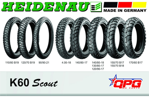 Neumatico Heidenau K60 Scout 110/80/19 Bmw F700 Gs310 Emporio