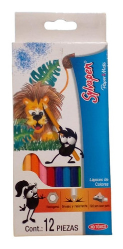 Lapices De Colores Sylvapen Paper Mate X 12 Unidades 