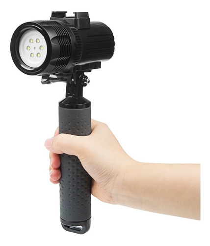 Lampara Buceo 60 Mts Sumergible 1500 Lumens Gopro 8 7 6 5 4 