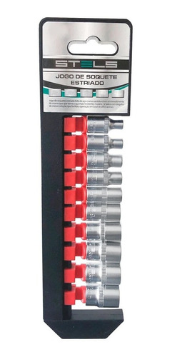Kit Chave Soquete 1/2 Sextavado 10-12mm 10 Pçs 1355755