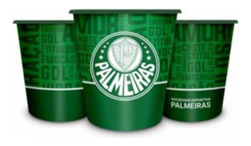 Balde Pipoca 2,5lts - Palmeiras Cor Verde