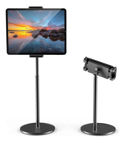 Soporte De Mesa Para Tablet/celular 4.7 A 13 Negro