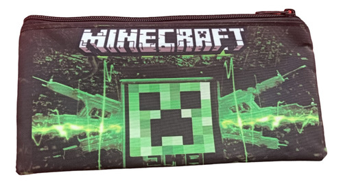 Estuche Simple Escolar Minecraft Niño