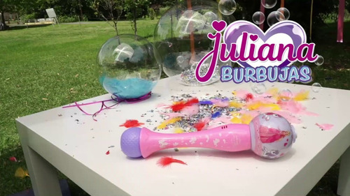 Juliana Burbujas Burbujero Automatic Con Luz Original Candos
