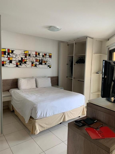 Flat Para Alugar, 43 M² Por R$ 4.000,00/mês - Boqueirão - Santos/sp - Fl0020