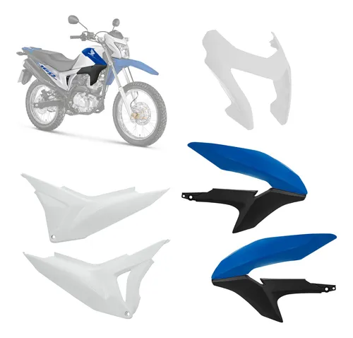 comprar Conjunto Carenagem Nxr Bros 160 Aba Tampa Lateral E Farol