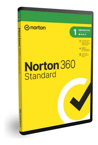 Norton 360 Standard/1 Dispositivo/2 Años