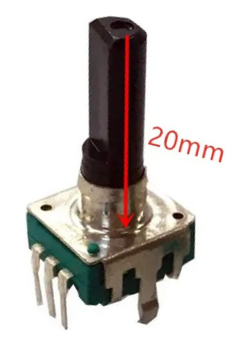 Encoder Rotativo 360 Grados 5 Pines 24 Posiciones Con Switch