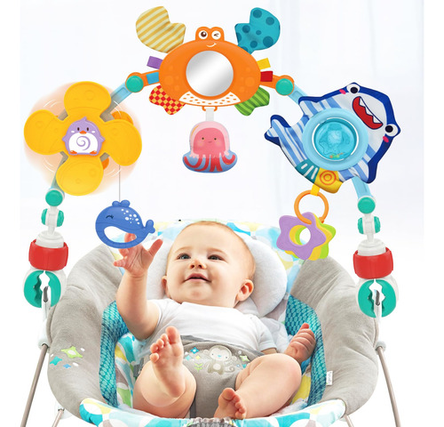 Juguetes De Asiento De Coche Para Cochecito De Bebe: Ajustab