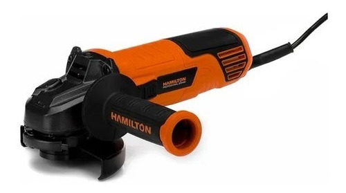 Imagen 2 de 4 de Amoladora Angular Hamilton 900w 115mm 12000rpm + Accesorios