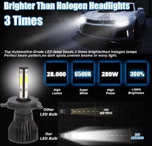 Luces Led Turbo Led K9 Renault Logan 08/12 1.6l