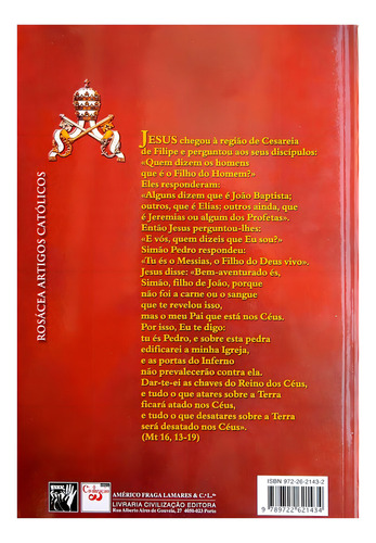 São Pedro Apóstolo: Não Se Aplica, De William Thomas Walsh. Série Não Se Aplica Civilização Editora, Capa Mole, Edição 1 Em Português, 2004