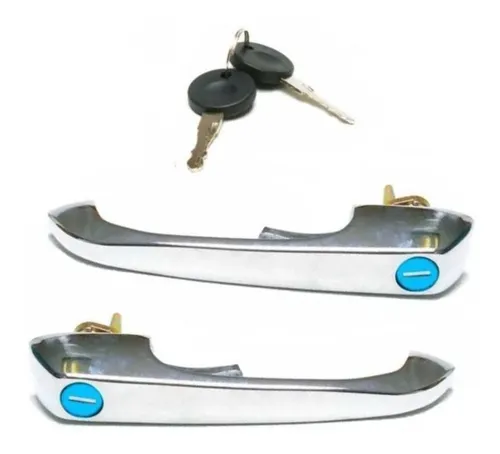 comprar 2 Manijas Puertas Exterior Cromada Combi T1 1984 1985 1986