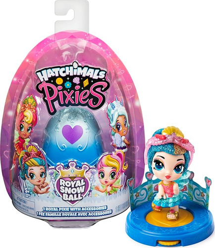 Hatchimals Pixies Royal Snow Ball Hadas Figura Coleccionable