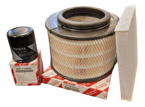 Imagen 1 de 10 de Kit Filtros Originales Toyota Hilux/sw4 2005/15