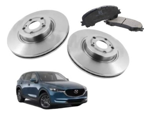 Discos De Freno Delantero+pastilla Mazda Cx5 2014-2015-2016