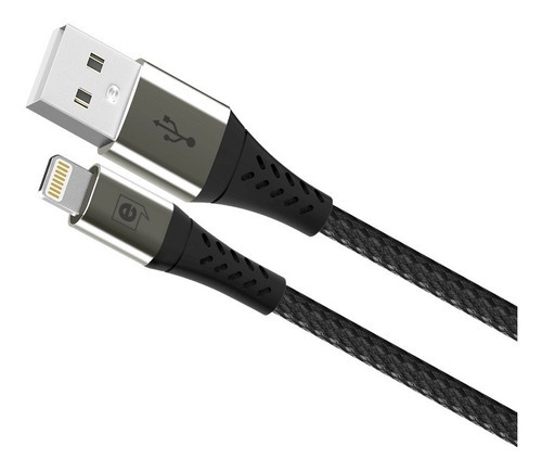 Cabo P/iPhone New Force Usb Para Lightning 1.5m C/nfe Cor Preto