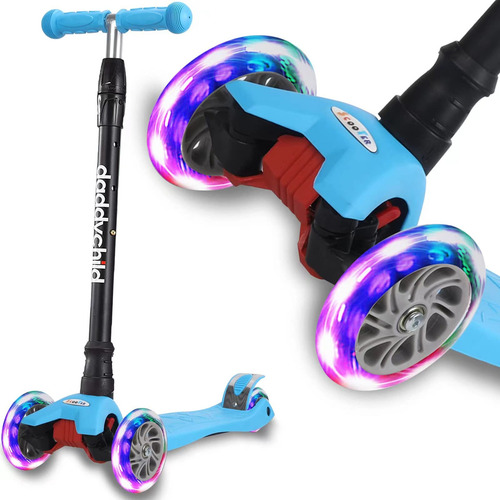 Patinete Infantil 3 Ruedas Altura Ajustable Cubiertas Anchas
