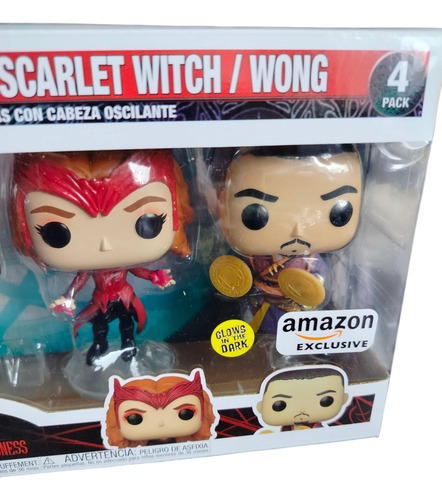 Funko Pop! Doutor Estranho Doctor Strange 4 Pack Gitd