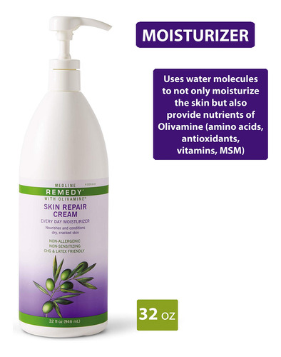 Crema Reparadora De Piel Medline Remedy Olivamine 946ml
