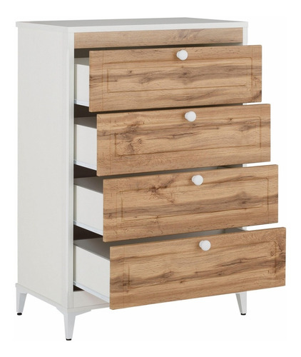 Imagen 6 de 7 de Comoda O Cajonero En Madera Lacada Ref: Kjell