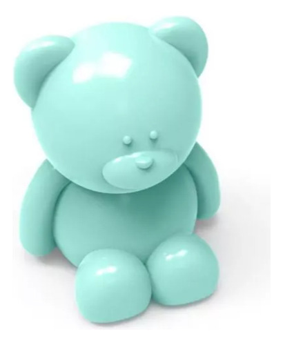 Molde De Silicone Urso Lembrancinha Cor Branco